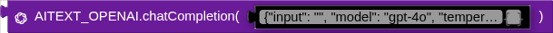AITEXT_OPENAI.chatCompletion( )