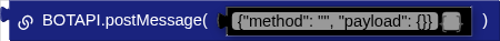 BOTAPI.postMessage( )