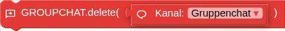 GROUPCHAT.delete( )