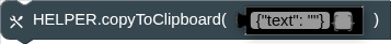 HELPER.copyToClipboard( )