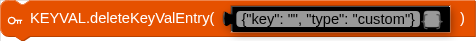KEYVAL.deleteKeyValEntry( )