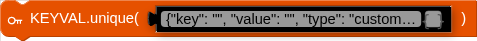 KEYVAL.unique( )
