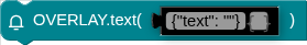 OVERLAY.text( )