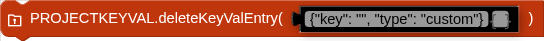PROJECTKEYVAL.deleteKeyValEntry( )