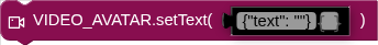VIDEO_AVATAR.setText( )