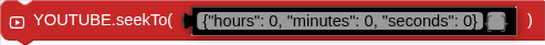 YOUTUBE.seekTo( )