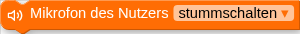 Mikrofon des Nutzers