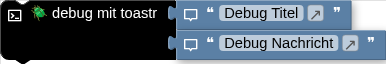 🪲 debug mit toastr