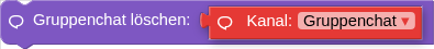 Gruppenchat löschen: