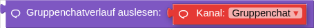Gruppenchatverlauf auslesen: