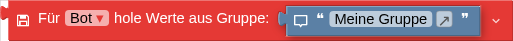Für hole Werte aus Gruppe: