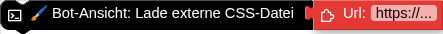 🖌️ Bot-Ansicht: Lade externe CSS-Datei