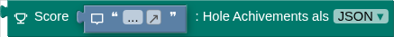 Score : Hole Achivements als