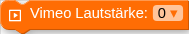 Vimeo Lautstärke:
